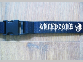 Grindcore  textilná kľúčenka - šnúrka na krk ( kľúče ) materiál 100% polyester